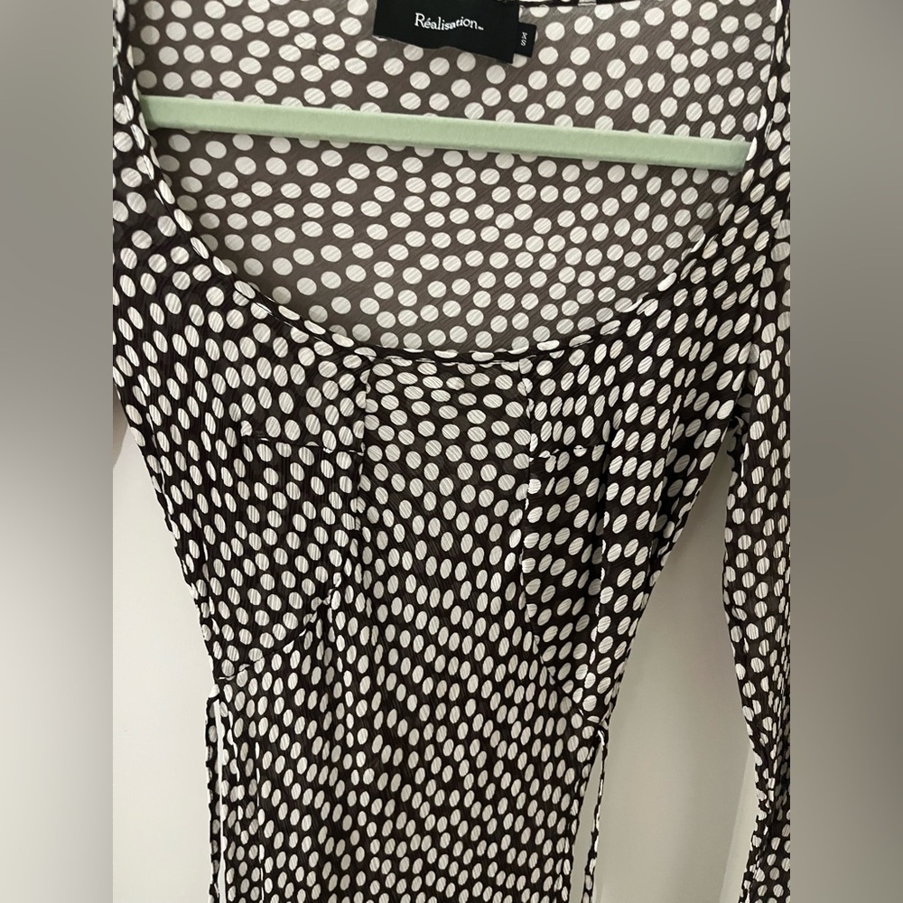NWOT Realisation Par Inka Dress Full moon Size L - Picture 10 of 11